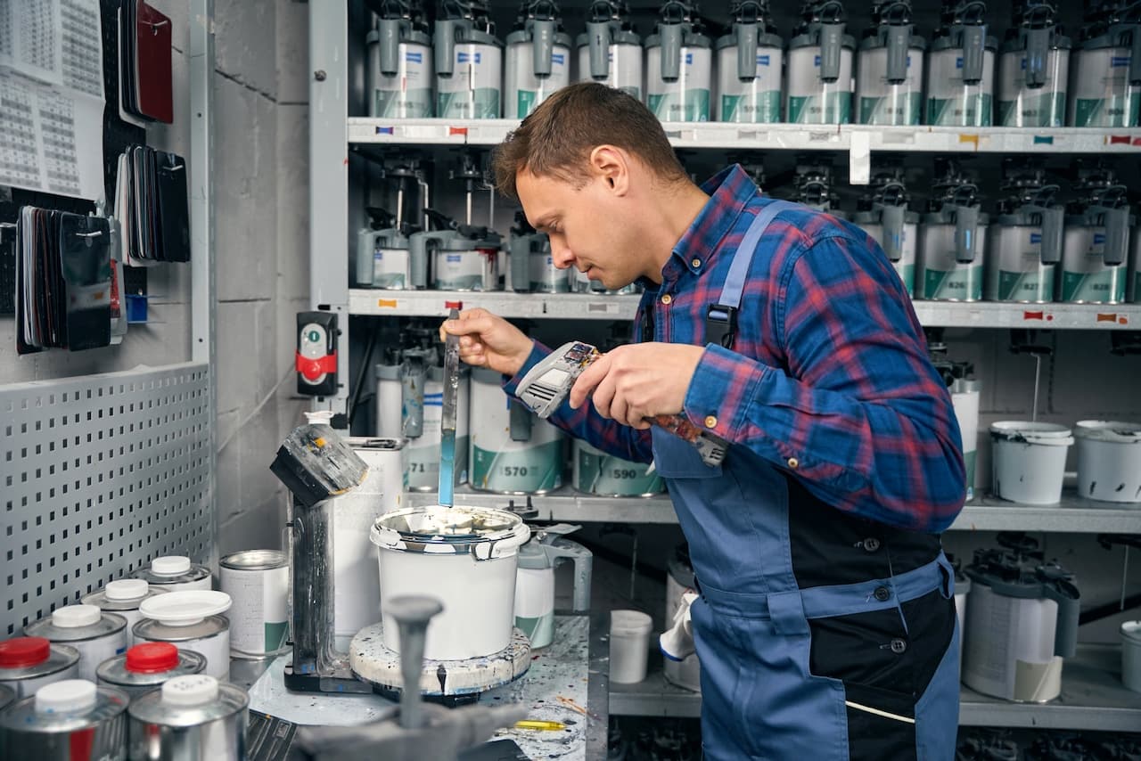 Mezcla de pintura automotriz Sherwin-Williams