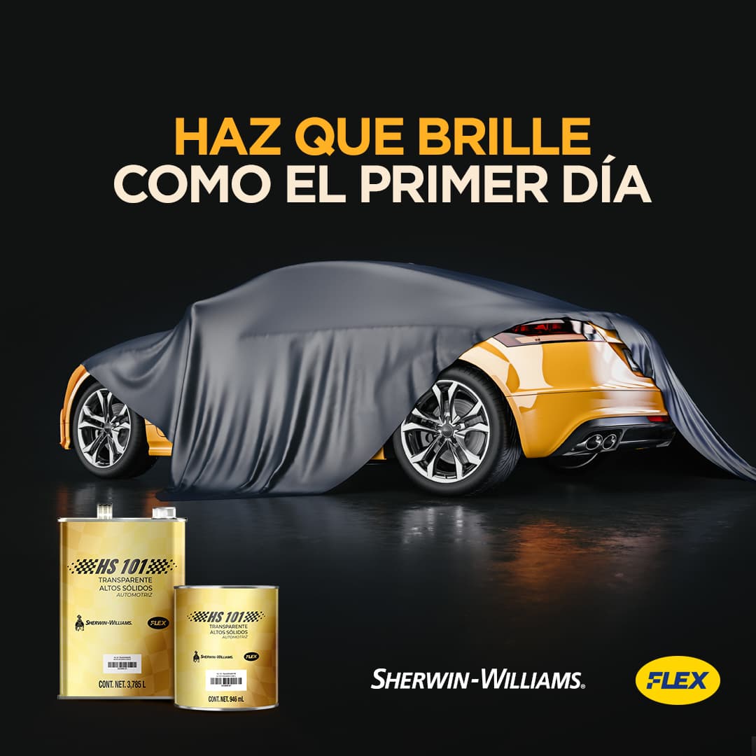 Auto pintado con pintura Sherwin Williams
